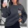 Jackets & Blazers | White Fox Boutique Part Of History Oversized Sweater Charcoal grey