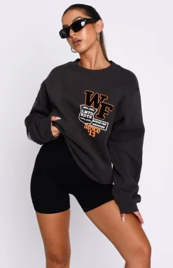 Jackets & Blazers | White Fox Boutique Part Of History Oversized Sweater Charcoal grey