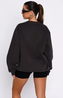 Jackets & Blazers | White Fox Boutique Part Of History Oversized Sweater Charcoal grey