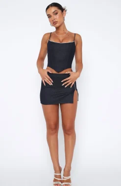 Shirts & Blouses | White Fox Boutique Part Of Me Bustier Deep blue