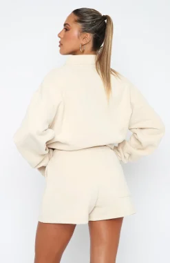 Shorts | White Fox Boutique Part Of The Story Lounge Shorts Pebble nude