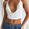 Shirts & Blouses | White Fox Boutique Pay No Mind Halter Crop white