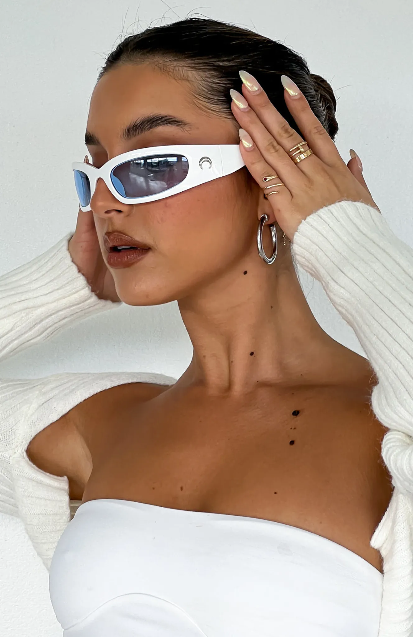 Sunglasses | White Fox Boutique Pepper Sunglasses white