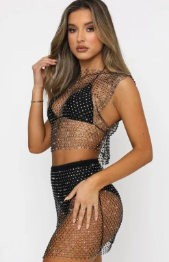 Shirts & Blouses | White Fox Boutique Play It Louder Crop black