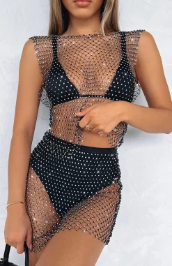 Shirts & Blouses | White Fox Boutique Play It Louder Crop black