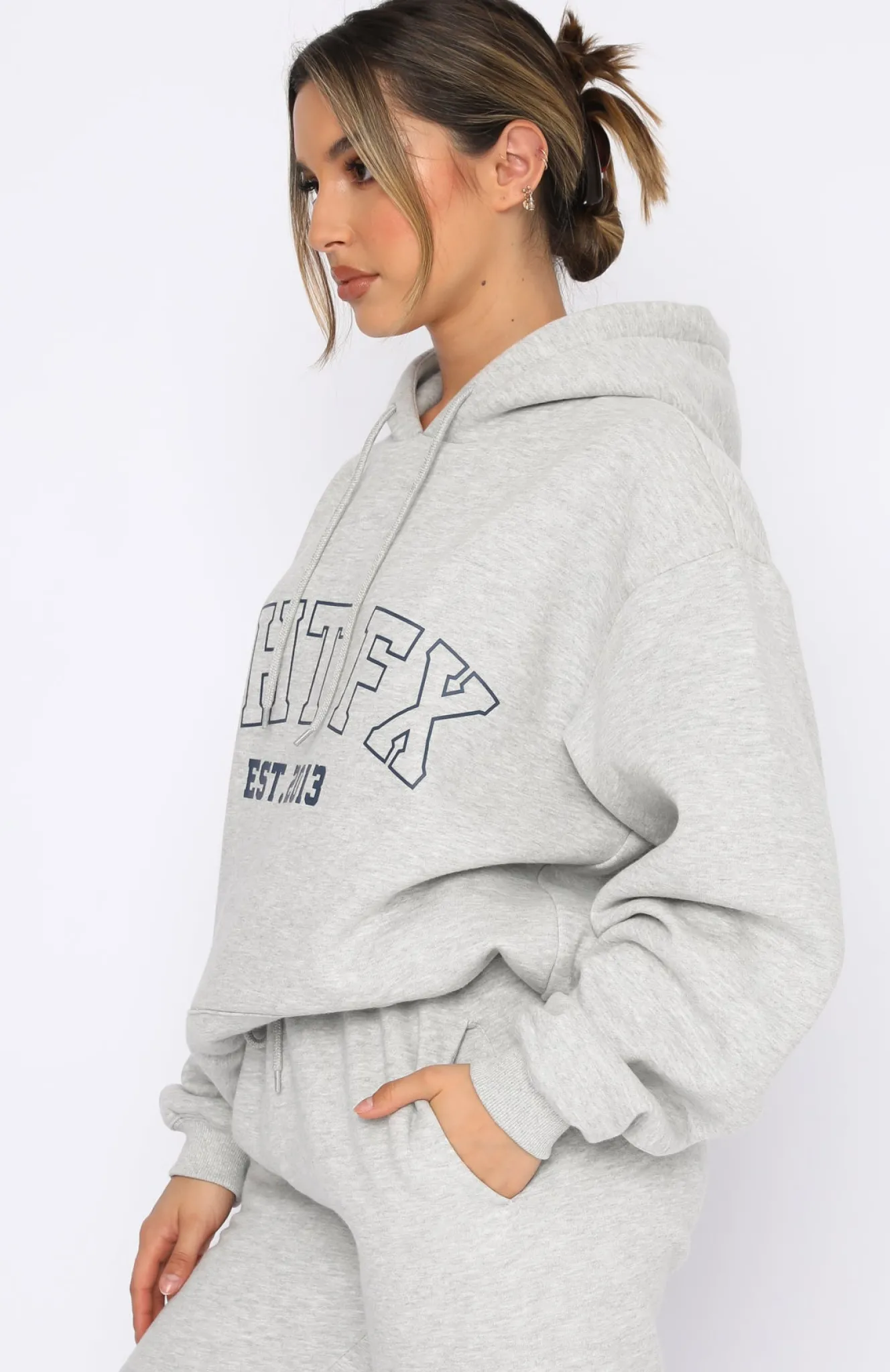 Jackets & Blazers | White Fox Boutique Play The Game Oversized Hoodie Marle grey