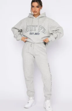 Jackets & Blazers | White Fox Boutique Play The Game Oversized Hoodie Marle grey