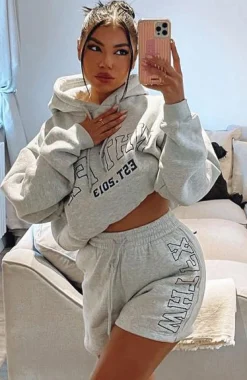 Jackets & Blazers | White Fox Boutique Play The Game Oversized Hoodie Marle grey