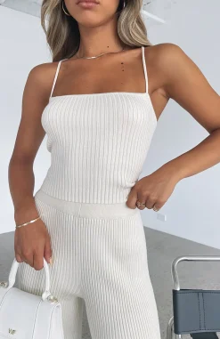 Shirts & Blouses | White Fox Boutique Play With Your Heart Knit Crop Cream white