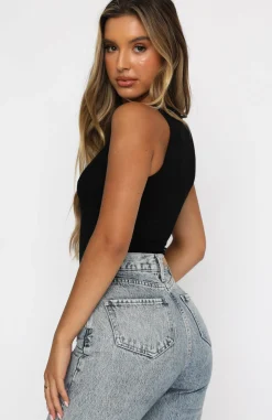 Shirts & Blouses | White Fox Boutique Playing To Win Bodysuit black