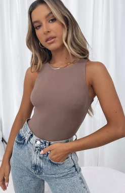 Shirts & Blouses | White Fox Boutique Playing To Win Bodysuit Mocha brown