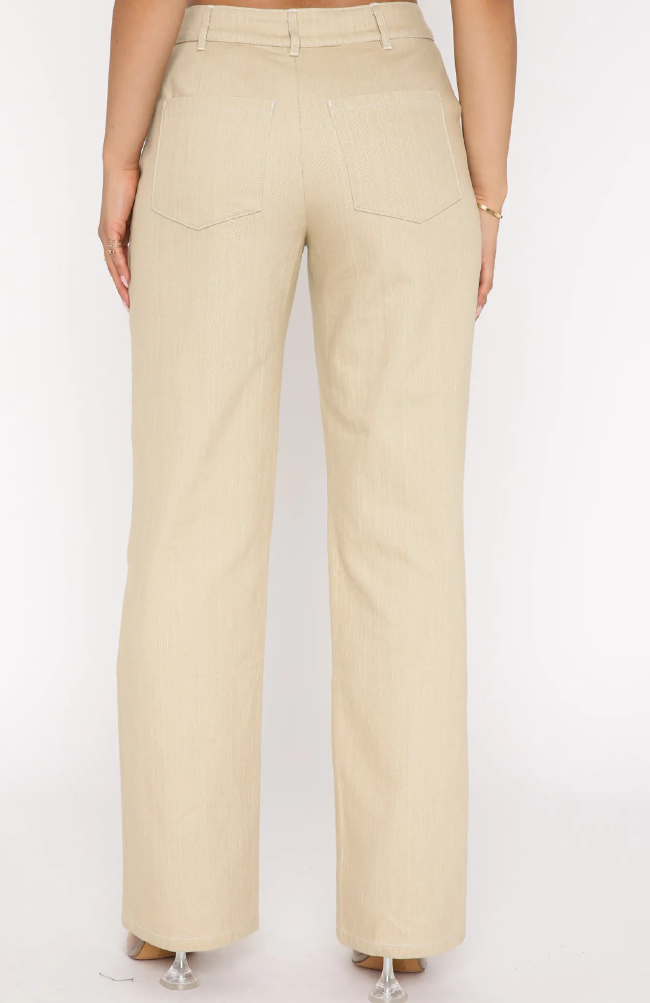 Pants | White Fox Boutique Power Play Pants Oatmeal nude