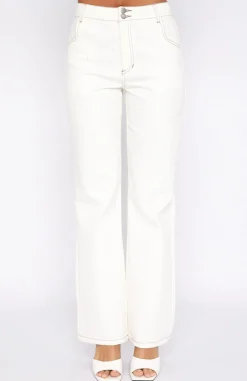 Denim | White Fox Boutique Power Play Pants Off white