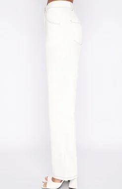Denim | White Fox Boutique Power Play Pants Off white