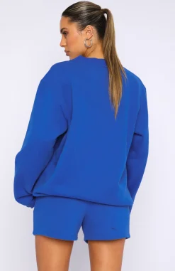 Shorts | White Fox Boutique Project 5 Lounge Shorts Cobalt blue