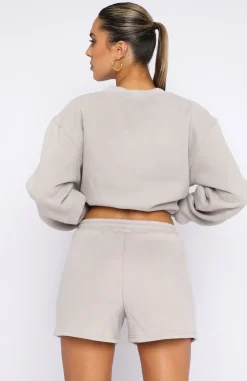 Shorts | White Fox Boutique Project 5 Lounge Shorts Lunar grey