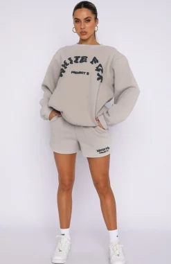 Shorts | White Fox Boutique Project 5 Lounge Shorts Lunar grey