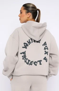 Jackets & Blazers | White Fox Boutique Project 5 Oversized Hoodie Lunar grey