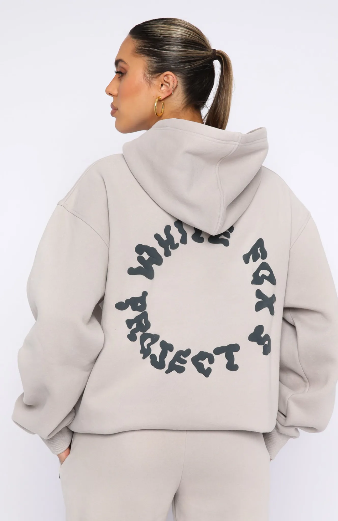 Jackets & Blazers | White Fox Boutique Project 5 Oversized Hoodie Lunar grey