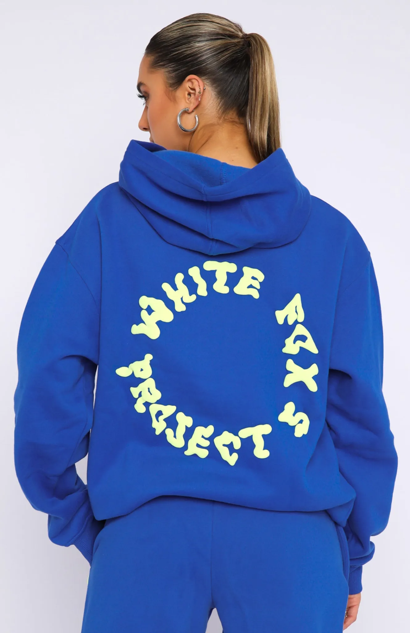 Jackets & Blazers | White Fox Boutique Project 5 Oversized Hoodie Cobalt blue