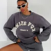 Jackets & Blazers | White Fox Boutique Project 5 Oversized Sweater Volcanic grey