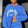 Jackets & Blazers | White Fox Boutique Project 5 Oversized Sweater Cobalt blue