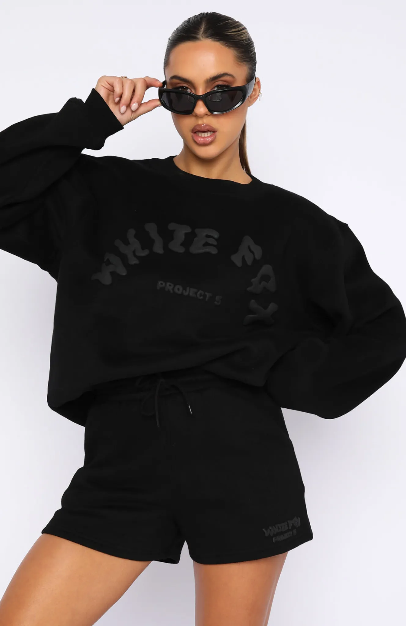 Jackets & Blazers | White Fox Boutique Project 5 Oversized Sweater Ink black