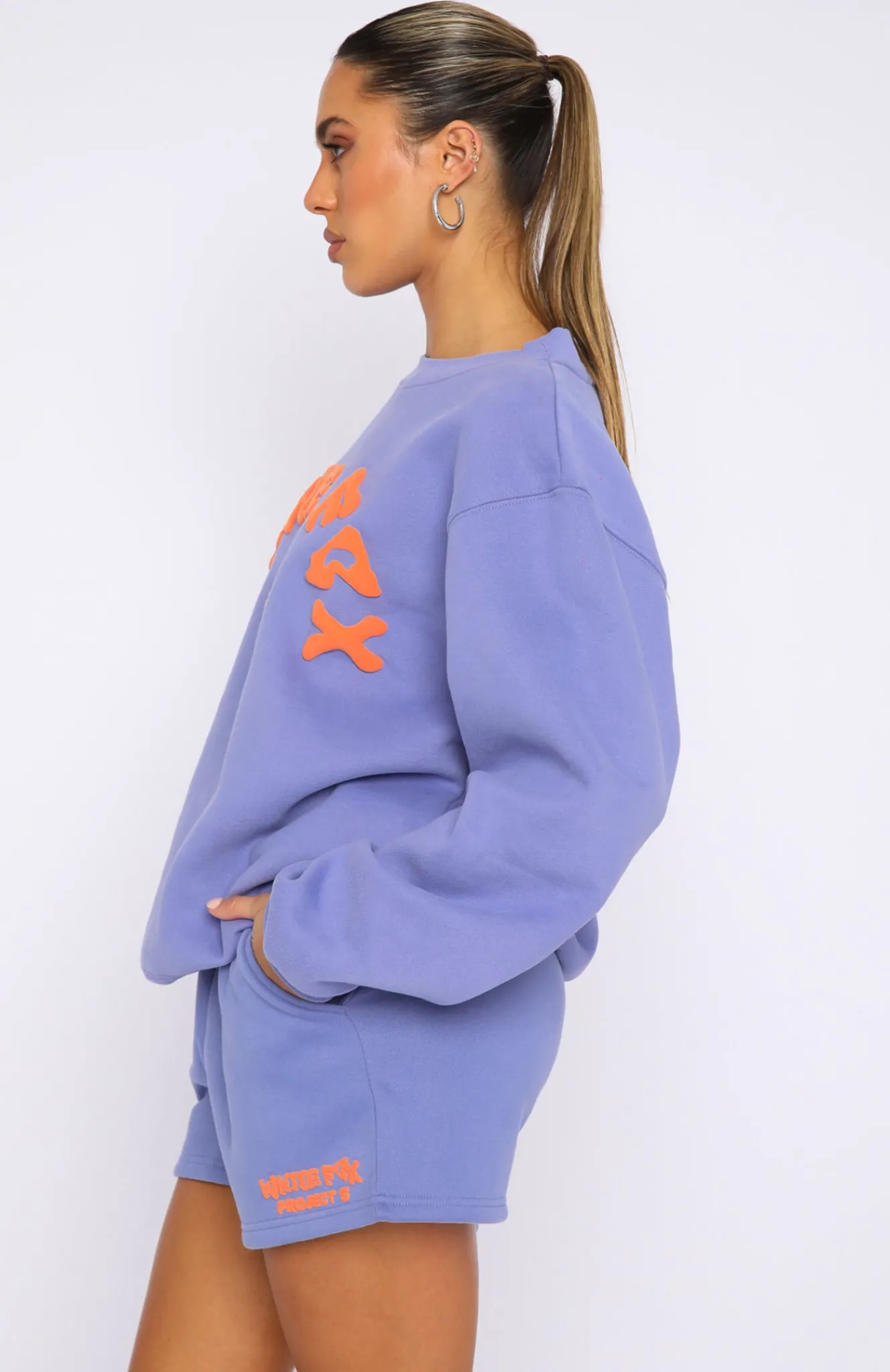 Jackets & Blazers | White Fox Boutique Project 5 Oversized Sweater Grape purple