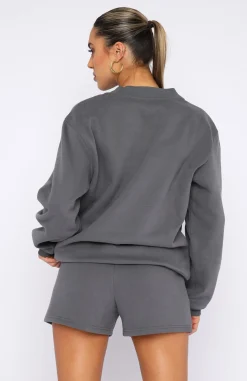 Jackets & Blazers | White Fox Boutique Project 5 Oversized Sweater Volcanic grey