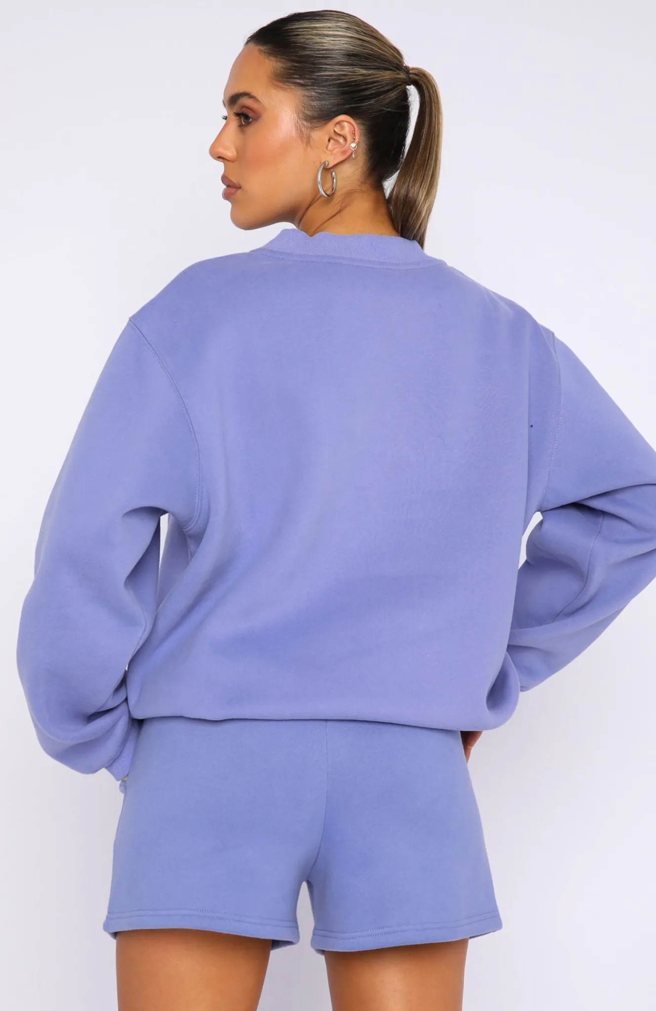 Jackets & Blazers | White Fox Boutique Project 5 Oversized Sweater Grape purple