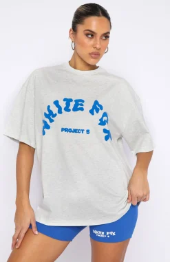 Shirts & Blouses | White Fox Boutique Project 5 Oversized Tee Gravity grey