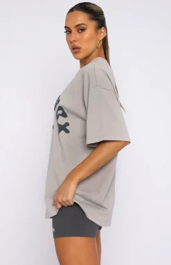 Shirts & Blouses | White Fox Boutique Project 5 Oversized Tee Lunar grey