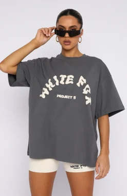 Shirts & Blouses | White Fox Boutique Project 5 Oversized Tee Volcanic grey