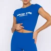 Shorts | White Fox Boutique Project 5 Ribbed Bike Shorts Cobalt blue