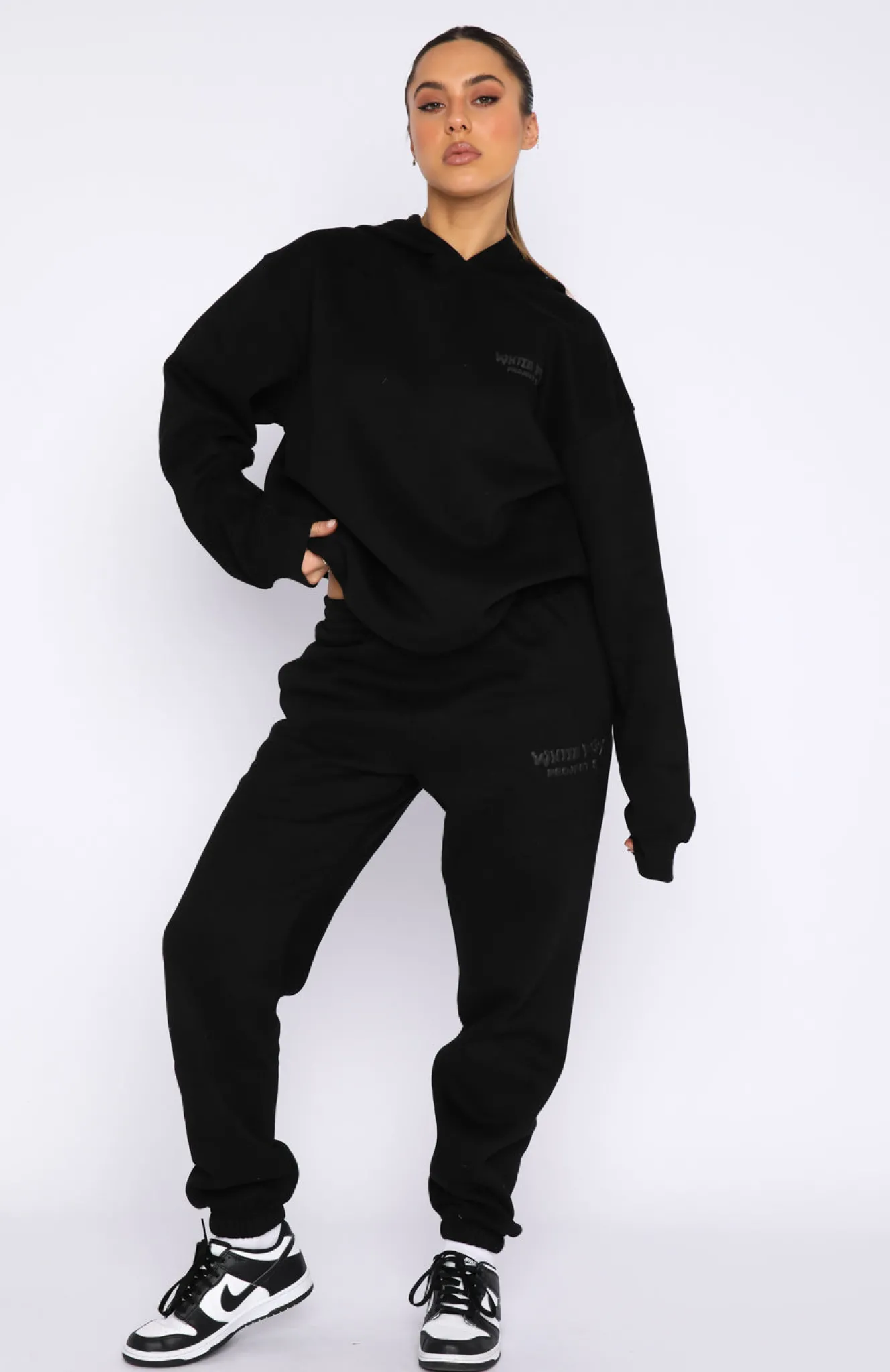 Sweatpants | White Fox Boutique Project 5 Sweatpants Ink black
