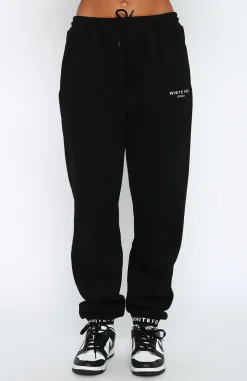 Pants | White Fox Boutique Put It On Repeat Sweatpants black