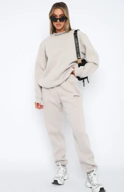 Sweatpants | White Fox Boutique Put It On Repeat Sweatpants Lunar grey