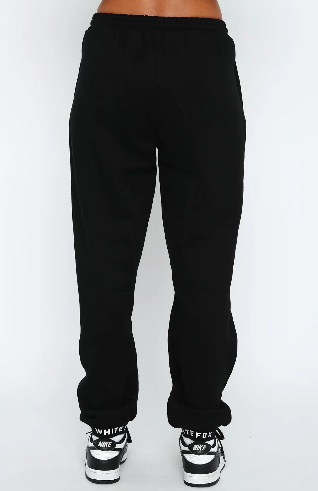 Pants | White Fox Boutique Put It On Repeat Sweatpants black