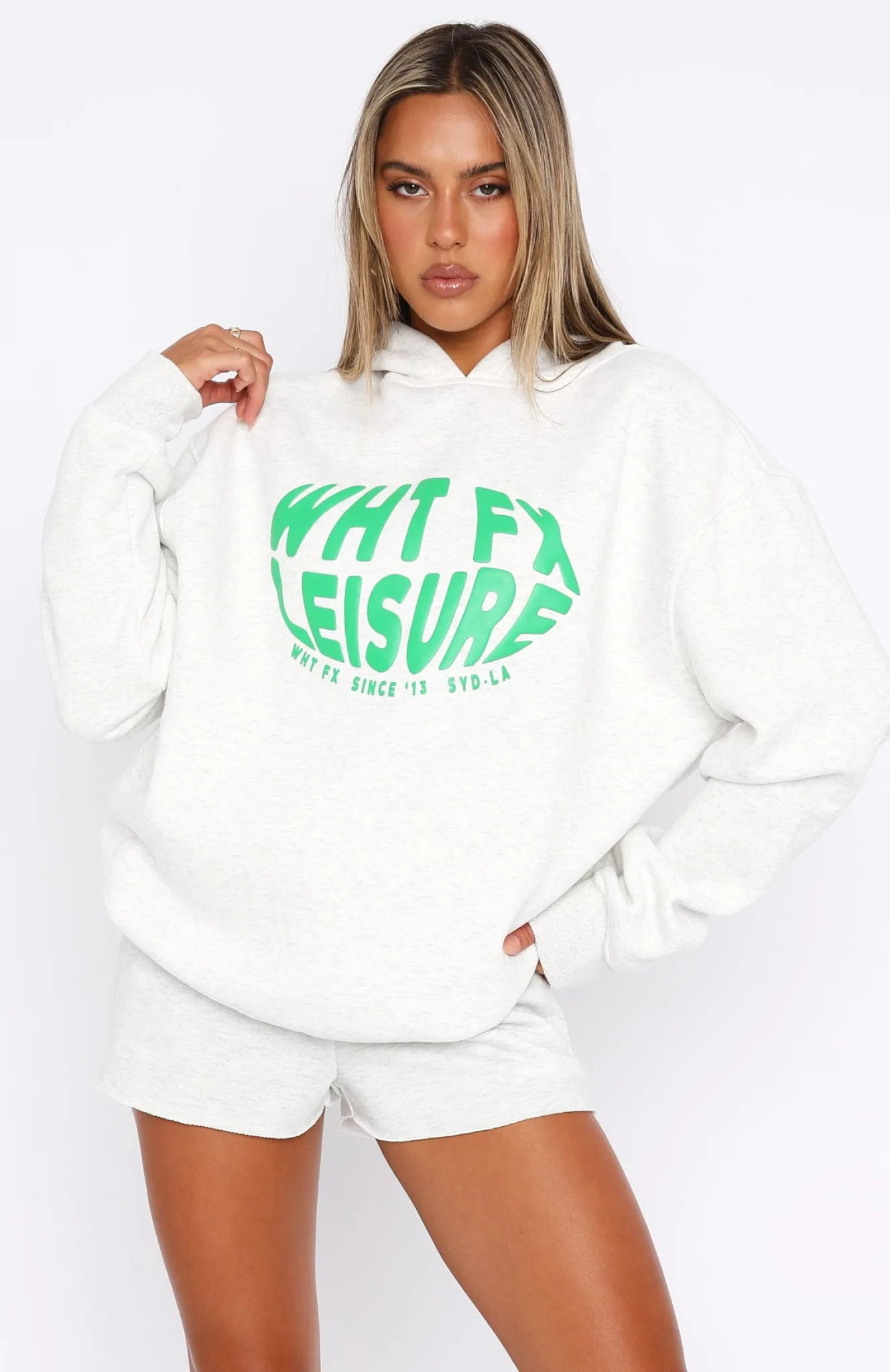 Jackets & Blazers | White Fox Boutique Raise The Bar Oversized Hoodie Marle grey