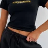 Shirts & Blouses | White Fox Boutique Raw Moments Cropped Tee black