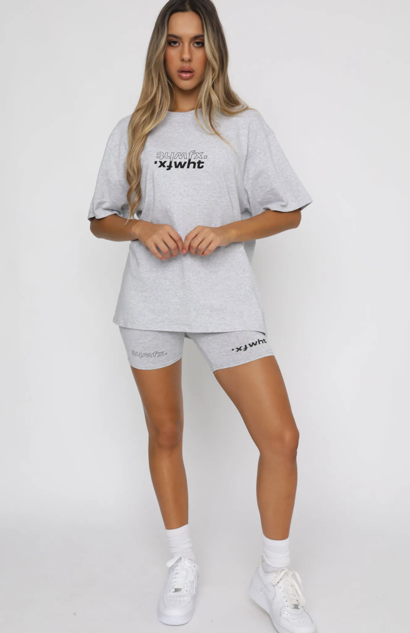 Shorts | White Fox Boutique Real Games Bike Shorts Marle grey