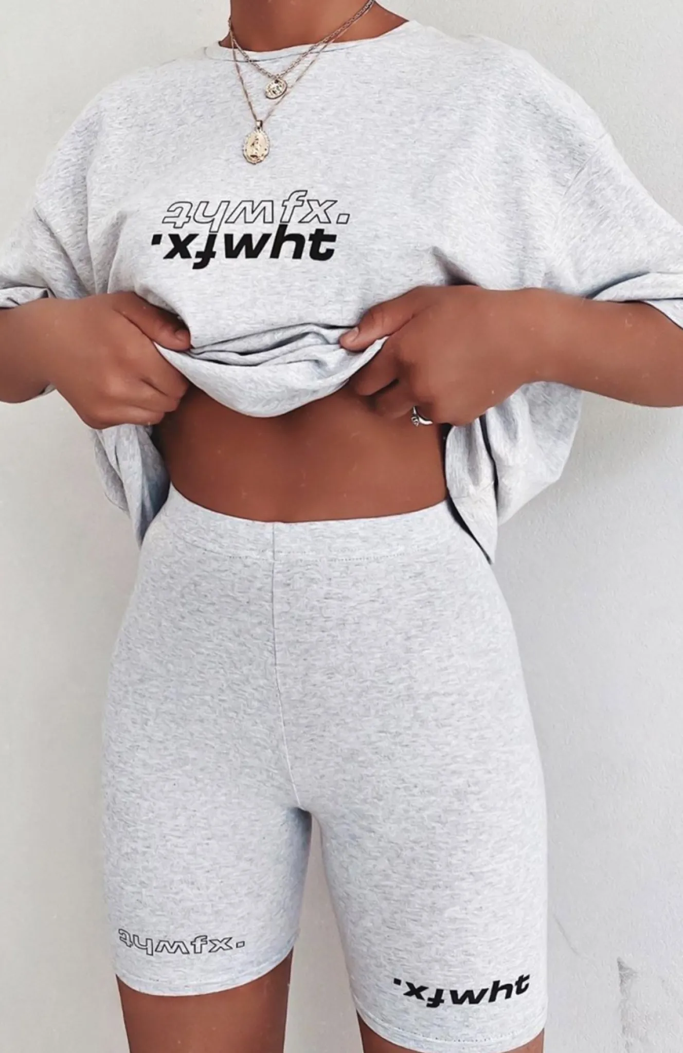 Shorts | White Fox Boutique Real Games Bike Shorts Marle grey