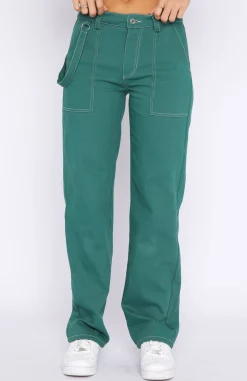 Pants | White Fox Boutique Right Way Pants Forest green