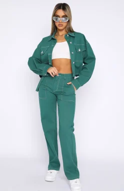 Pants | White Fox Boutique Right Way Pants Forest green