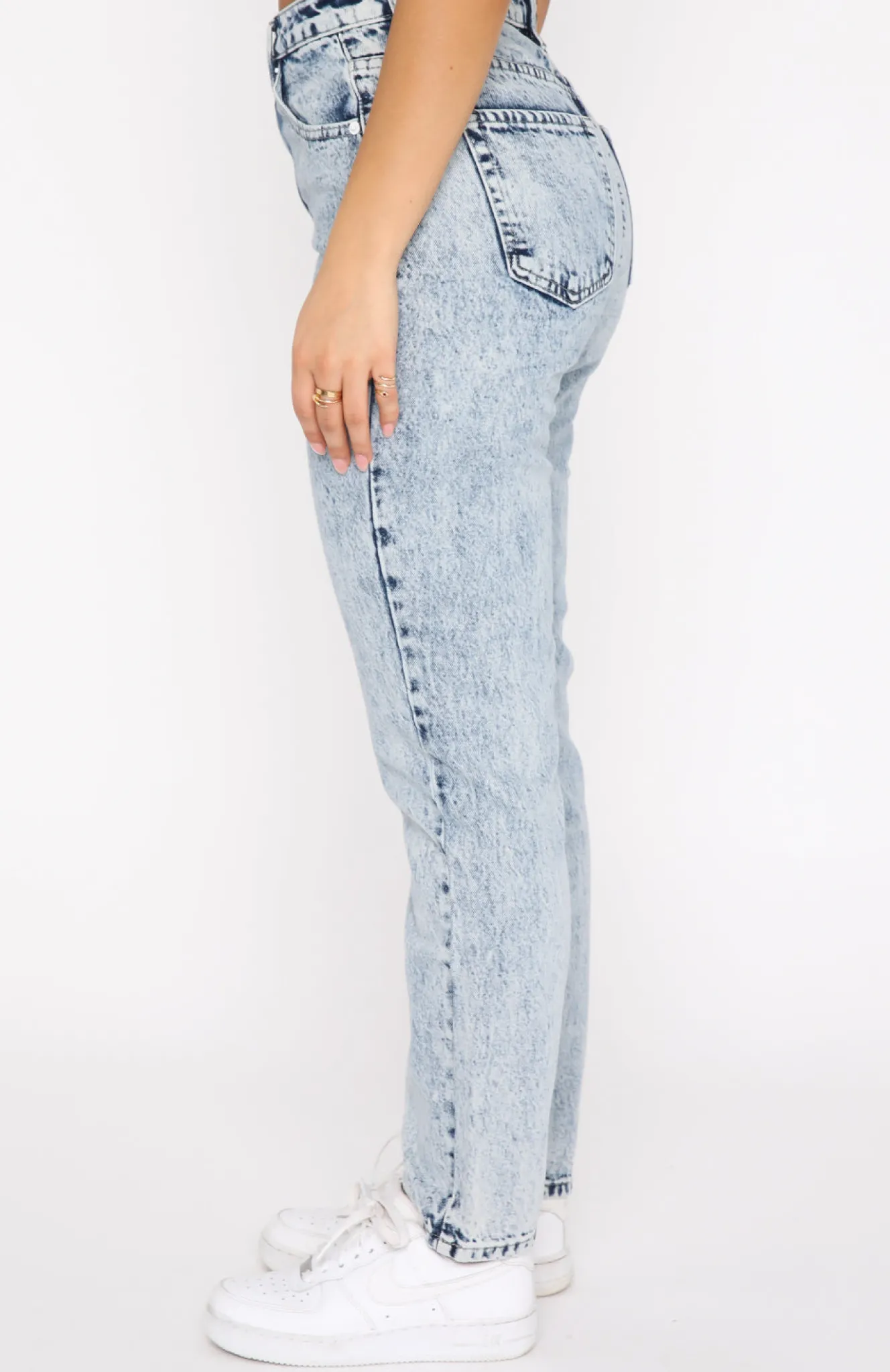 Denim | White Fox Boutique Rock Your Body Boyfriend Jeans Mid blue