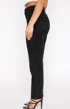 Denim | White Fox Boutique Rock Your Body Boyfriend Jeans Vintage black