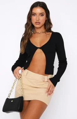 Shirts & Blouses | White Fox Boutique Runway Style Long Sleeve Knit Top black