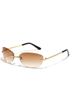 Sunglasses | White Fox Boutique Sarah Sunglasses Gold/Chocolate Fade brown