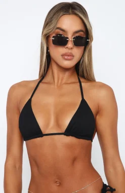 Bikini Tops | White Fox Boutique Sea Breeze Bikini Top Rib black