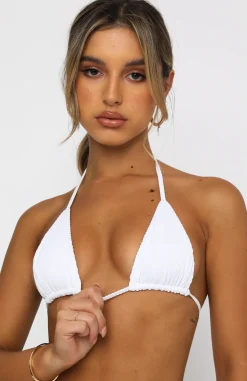 Bikini Tops | White Fox Boutique Sea Breeze Bikini Top Rib white